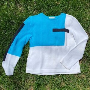 Colorblock sweater